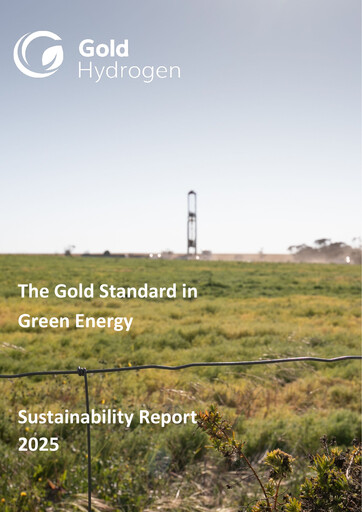 Thumbnail Gold Hydrogen Limited Sustainability Report 2025
