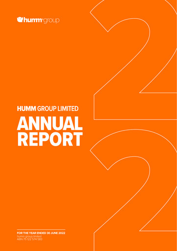 Miniature Humm Group Rapport annuel 2022