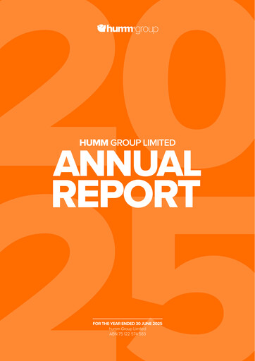 Miniature Humm Group Rapport annuel 2025