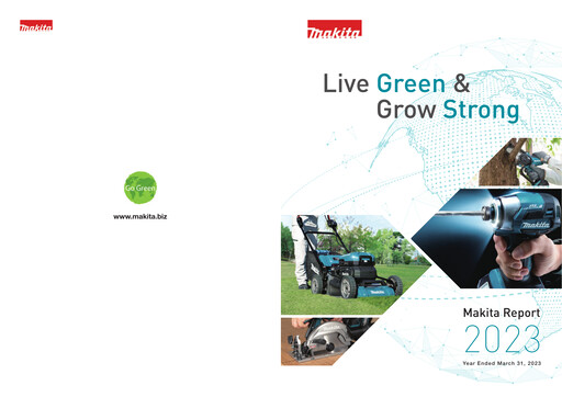 Thumbnail Makita Annual Report 2023