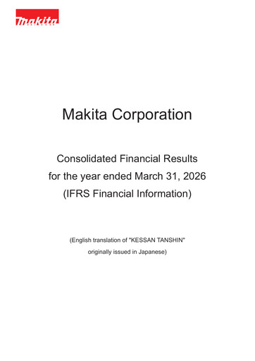 Thumbnail Makita Financial Statement 2026