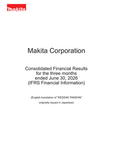 Thumbnail Makita Quarterly Report 2027-q1