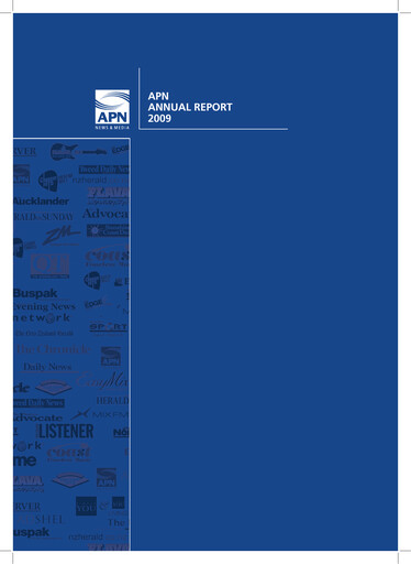 Thumbnail ARN Media Annual Report 2009