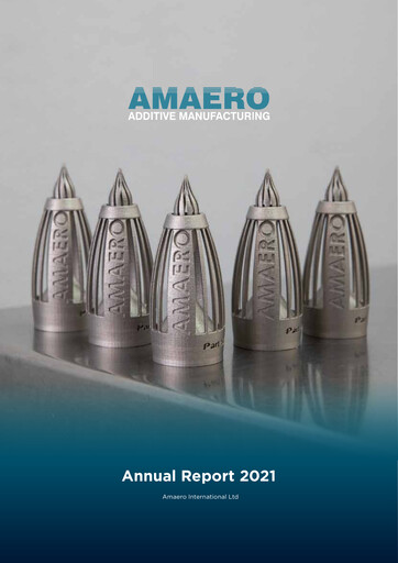 Thumbnail Amaero International Ltd Annual Report 2021