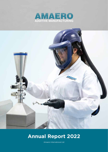 Thumbnail Amaero International Ltd Annual Report 2022