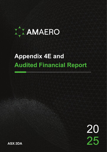 Thumbnail Amaero International Ltd Financial Statement 2025