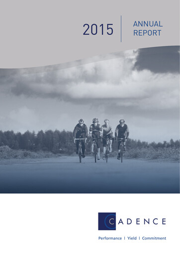 Miniature Cadence Capital Limited Rapport annuel 2015