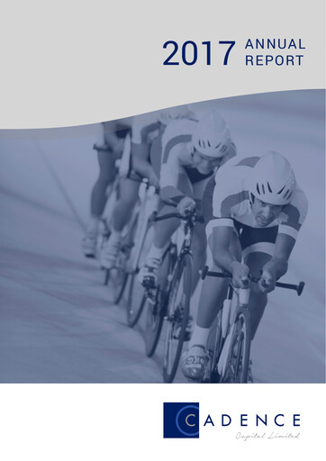 Miniature Cadence Capital Limited Rapport annuel 2017