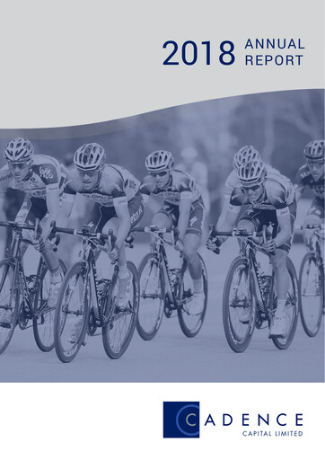 Miniature Cadence Capital Limited Rapport annuel 2018