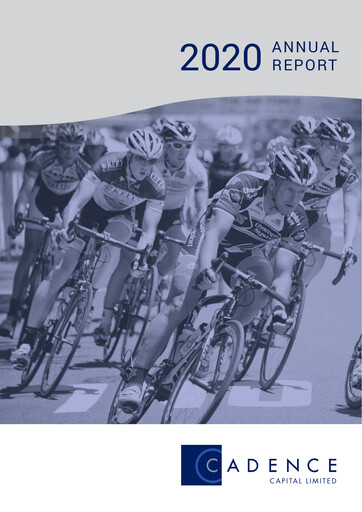 Miniature Cadence Capital Limited Rapport annuel 2020