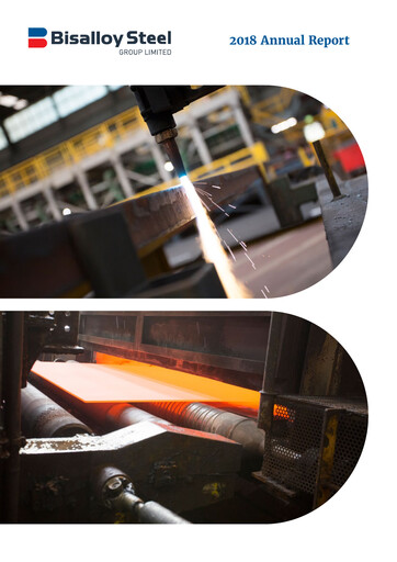 Thumbnail Bisalloy Steel Group Annual Report 2018