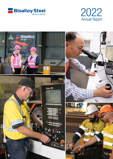 Thumbnail Bisalloy Steel Group Annual Report 2022