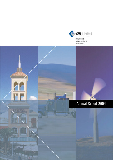 Thumbnail CVC Limited Annual Report 2004
