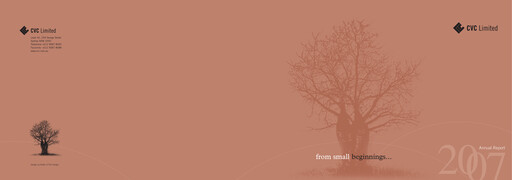 Thumbnail CVC Limited Annual Report 2007