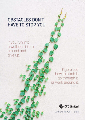 Thumbnail CVC Limited Annual Report 2016