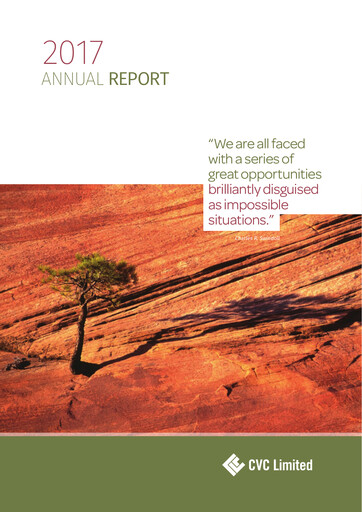 Thumbnail CVC Limited Annual Report 2017