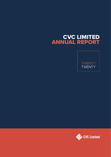 Thumbnail CVC Limited Annual Report 2020