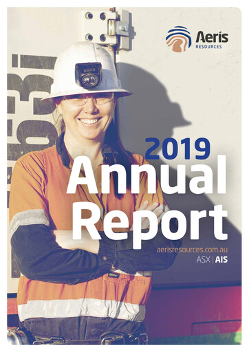 Thumbnail Aeris Resources Annual Report 2019