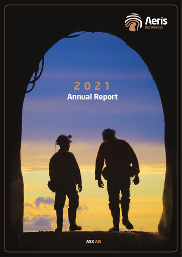 Thumbnail Aeris Resources Annual Report 2021