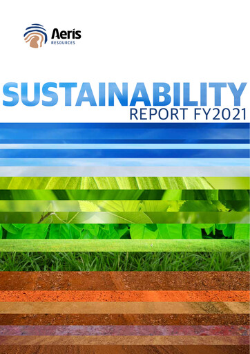 Thumbnail Aeris Resources Sustainability Report 2021