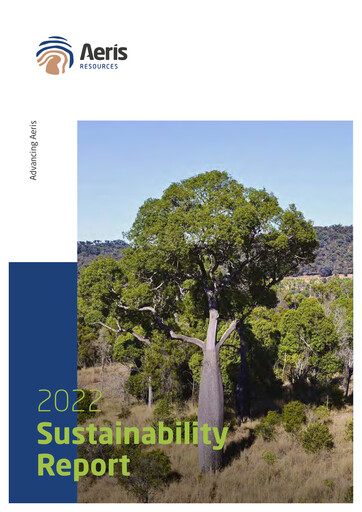 Thumbnail Aeris Resources Sustainability Report 2022