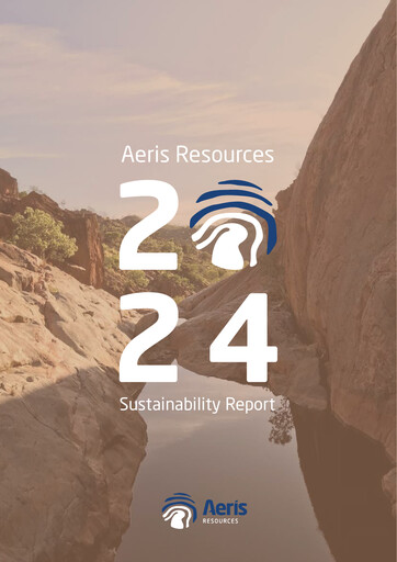Thumbnail Aeris Resources Sustainability Report 2024