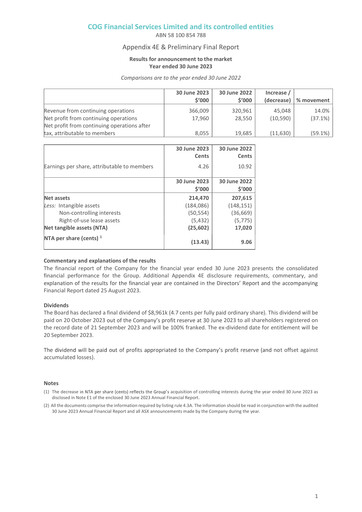 Thumbnail COG Financial Services Annual Report 2023