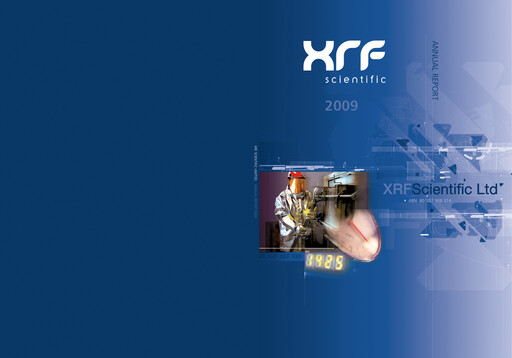 Vorschaubild XRF Scientific Limited Jahresbericht 2009