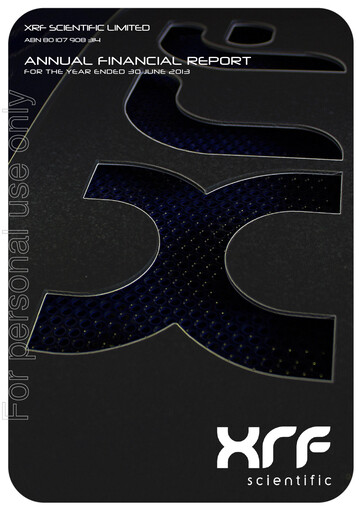 Vorschaubild XRF Scientific Limited Jahresbericht 2013