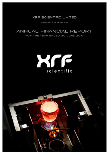 Vorschaubild XRF Scientific Limited Jahresbericht 2019