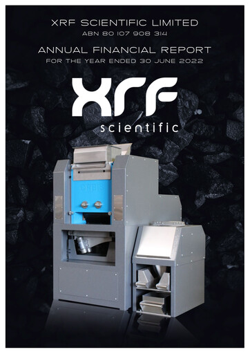 Vorschaubild XRF Scientific Limited Jahresbericht 2022