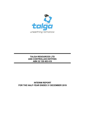 Thumbnail Talga Group Financial Report 2020-h1