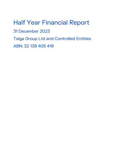 Thumbnail Talga Group Financial Report 2024-h1