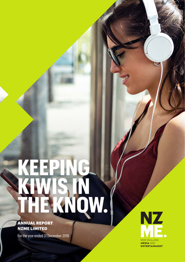 Vorschaubild NZME Limited Jahresbericht 2019