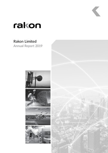 Thumbnail Rakon Limited Annual Report 2019