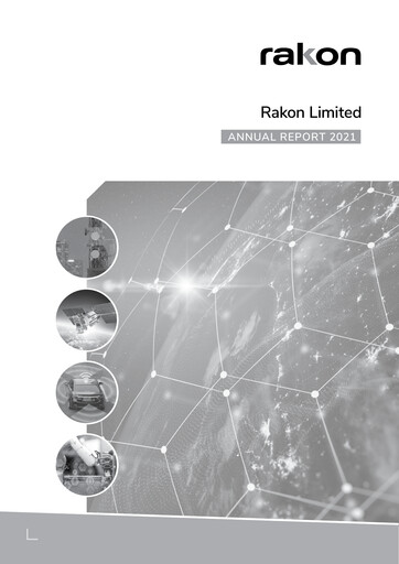 Thumbnail Rakon Limited Annual Report 2021