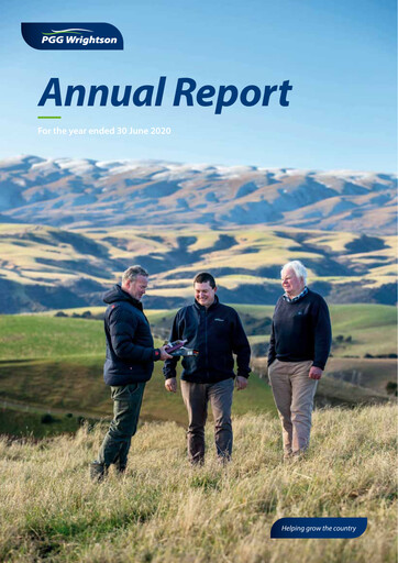 Miniature PGG Wrightson Rapport annuel 2020