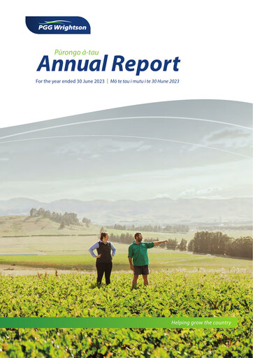 Miniature PGG Wrightson Rapport annuel 2023