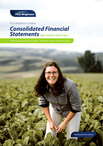 Miniature PGG Wrightson Bilan financier 2022