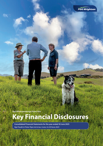 Miniature PGG Wrightson Bilan financier 2025