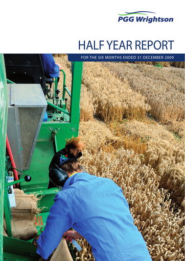 Miniature PGG Wrightson Rapport semestriel 2009-h1