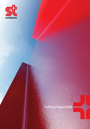 Thumbnail Steel & Tube Holdings Half-year Report 2018-h1