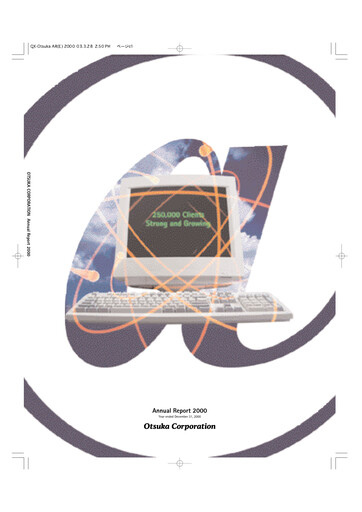 Miniature Otsuka Rapport annuel 2000