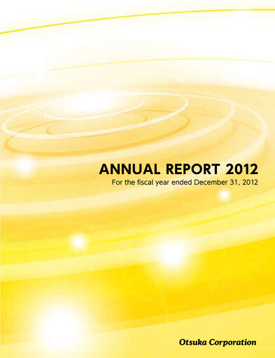 Miniature Otsuka Rapport annuel 2012