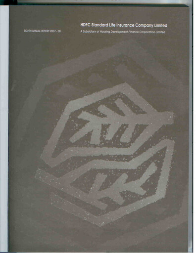 Thumbnail HDFC Life
 Annual Report 2007-2008