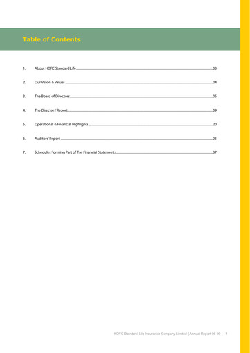 Thumbnail HDFC Life
 Annual Report 2008-2009