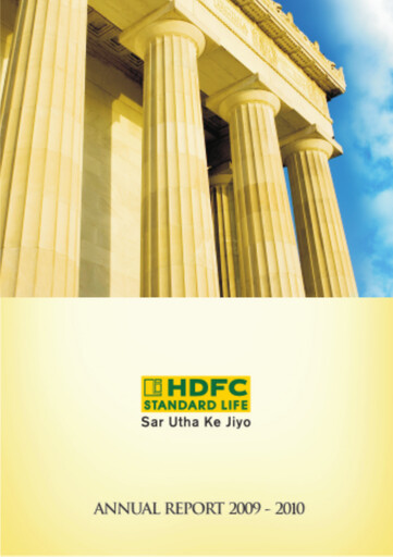 Thumbnail HDFC Life
 Annual Report 2009-2010