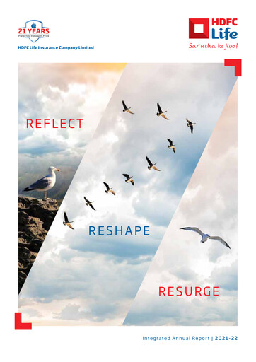 Thumbnail HDFC Life
 Annual Report 2021-2022