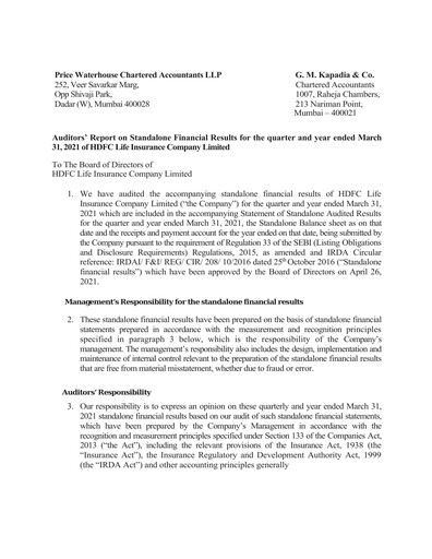 Thumbnail HDFC Life
 Financial Statement 2020-2021