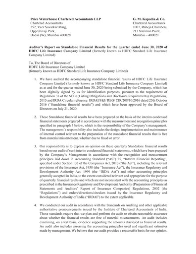 Thumbnail HDFC Life
 Quarterly Report 2020-q1